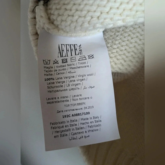 Philosophy di Lorenzo Serafini Striped Sleeveless Sweater Vest in Cream Black - Picture 3 of 10